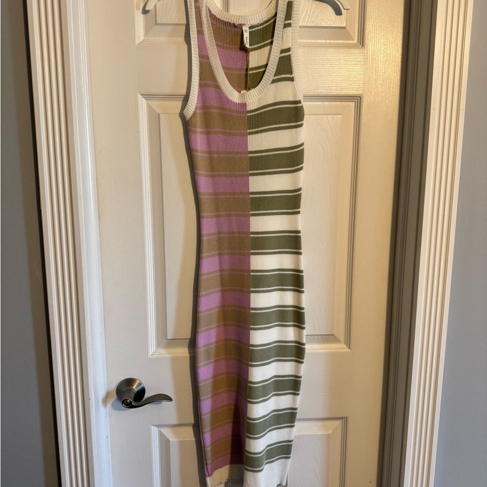 Wishlist Multicolor Striped Midi Dress